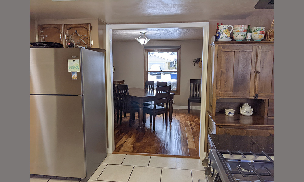 Kitchen Entrance Into Dining Room