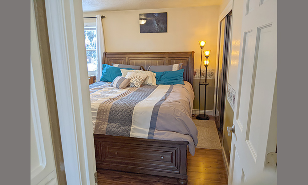 View Into Master Bedroom From Hallway