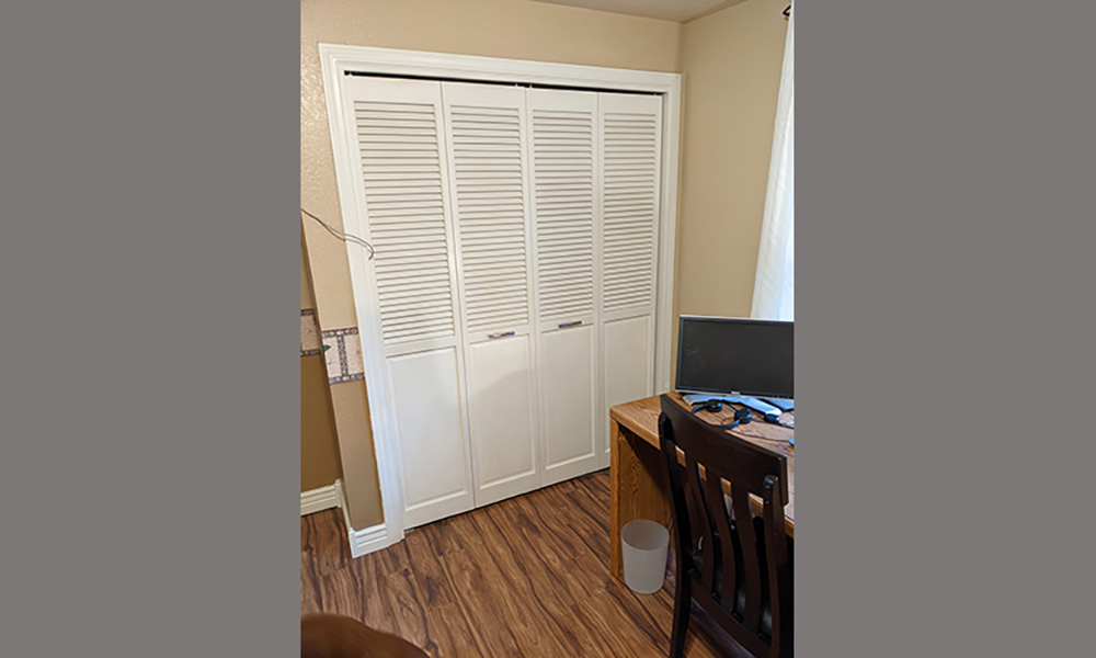 Fourth Bedroom (Office) Closet